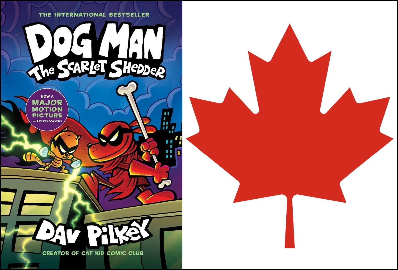 Dav Pilkey Topped Canada’s Bestseller Lists in 2024