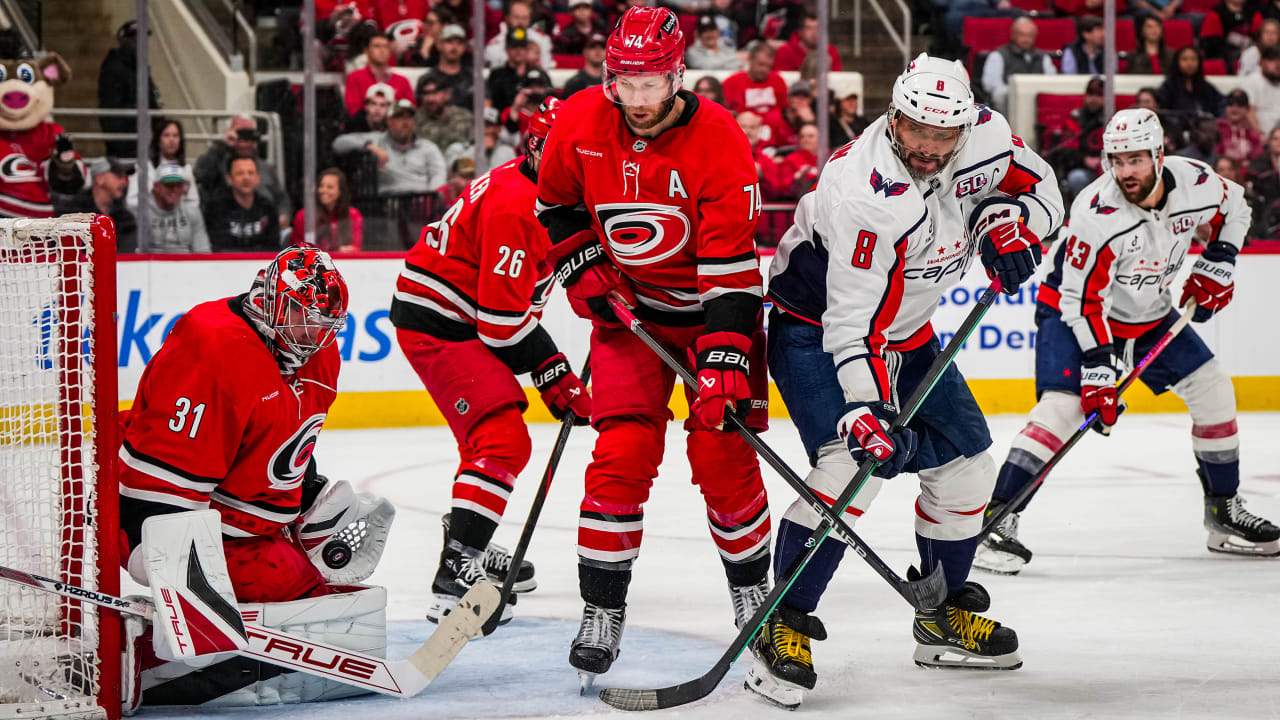 Ovechkin scores goal No. 892, Hurricanes top Capitals, clinch playoff berth