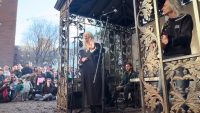 Patti Smith Performs at Rally to Save NYC's Elizabeth Street Garden