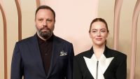 Yorgos Lanthimos and Emma Stone