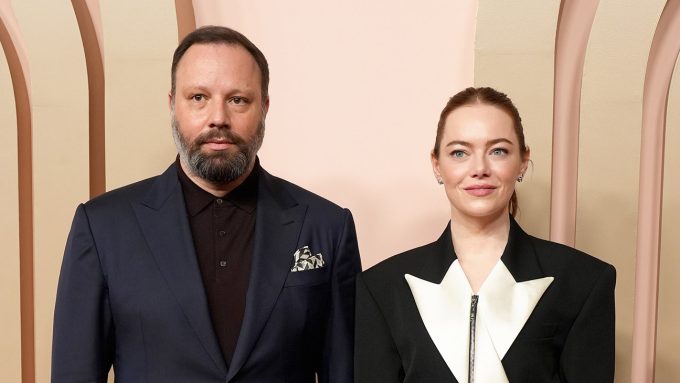 Yorgos Lanthimos and Emma Stone