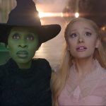 (L-R) Cynthia Erivo is Elphaba and Ariana Grande is Glinda in 'Wicked'