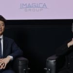 Imagica Group president Shunjiro Nagase and Japanese director Hirokazu Kore-eda