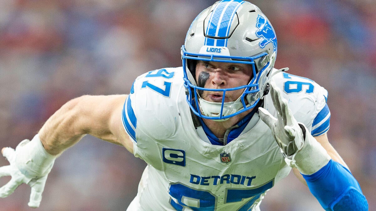 Lions pass rusher Aidan Hutchinson says he's 'fully cleared' after suffering gruesome leg injury in 2024