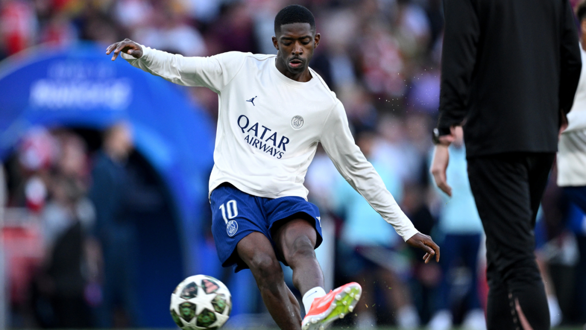 PSG vs. Arsenal lineups, starting XI: Ousmane Dembele on bench for Paris Saint-Germain; Thomas Partey back