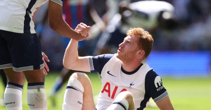 Spurs' Kulusevski out for a few months after knee surgery, Postecoglou says