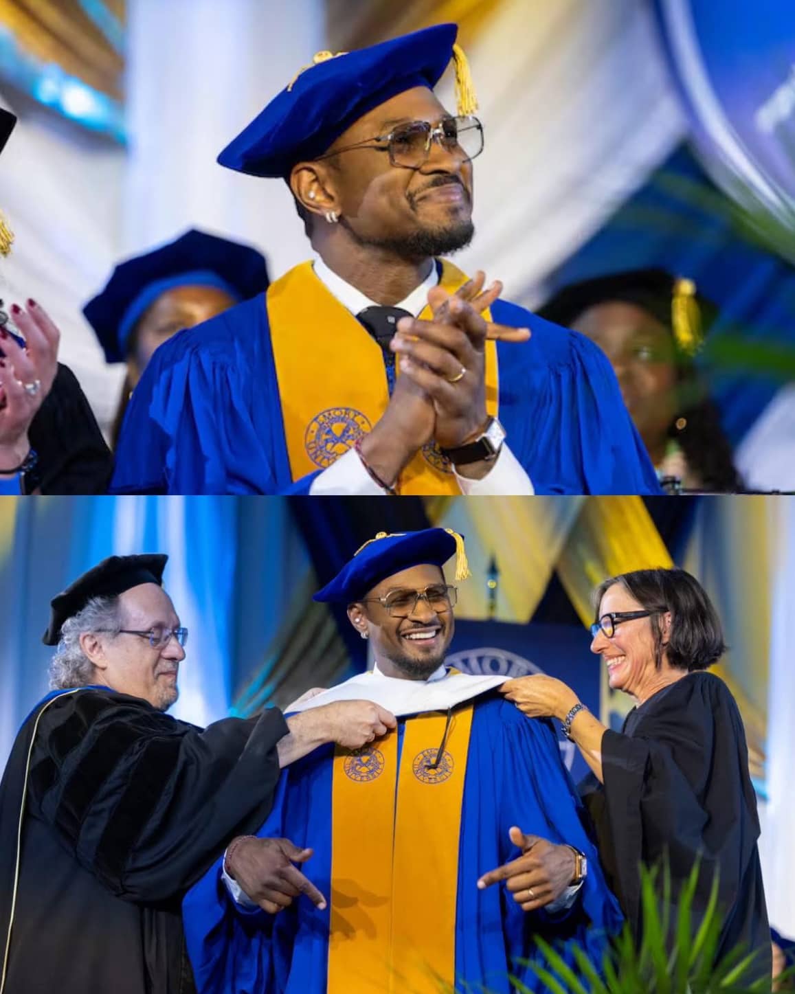 Usher Receives Honorary Degree & Delivers Keynote Address At Emory University