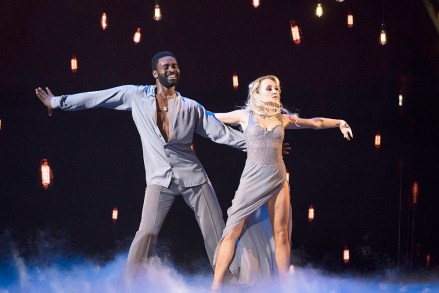 DANCING WITH THE STARS - "Episode 2707: Country Night" - Eight remaining couples dance to some of the biggest country music songs during "Country Night" on "Dancing with the Stars," live on MONDAY, NOV. 5 (8:00-10:00 p.m. EST), on The ABC Television Network. (ABC/Eric McCandless)KEO MOTSEPE, EVANNA LYNCH