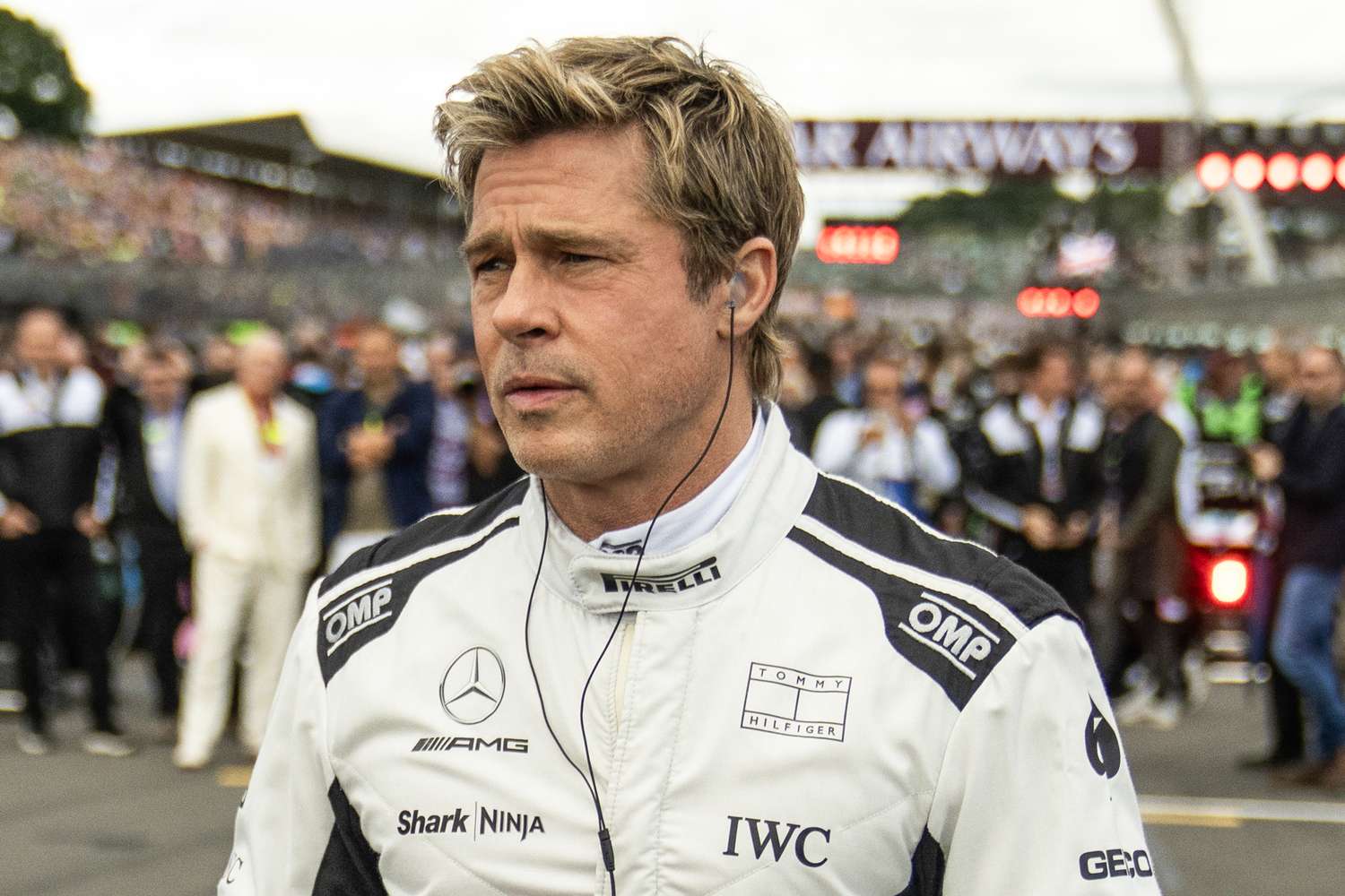 A Brad Pitt fan rushed the 'F1' set, interrupting filming of scene