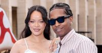 ASAP Rocky Jokes About Baby 3 With Rihanna at Smurfs Premiere