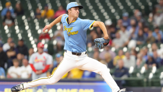 Brewers' Jacob Misiorowski takes no-hitter into sixth, but electric MLB debut cut short by injury