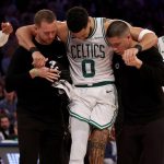 Celtics' Brad Stevens won't set timeline for Jayson Tatum return, will play when 'fully healthy'