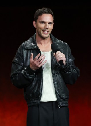 British actor Nicholas Hoult speaks about the movie "Superman during the CinemaCon 2025 Warner Bros Pictures presentation at The Colosseum at Caesars Palace in Las Vegas, Nevada on April 1, 2025. (Photo by VALERIE MACON / AFP) (Photo by VALERIE MACON/AFP via Getty Images)