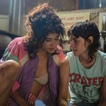 Katy O'Brian and Kristen Stewart in A24's 'Love Lies Bleeding'