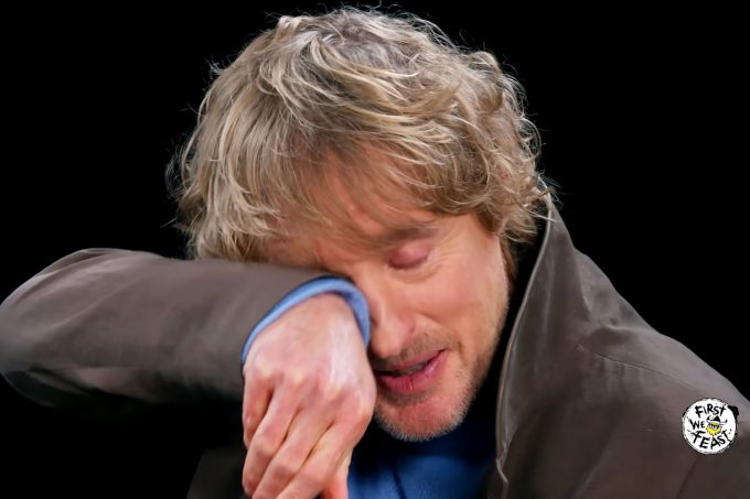 Owen Wilson fails 'Hot Ones' quiz on his own movie taglines