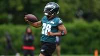 Saquon Barkley takes 'smarter' offseason workload after high-volume debut with Philadelphia Eagles