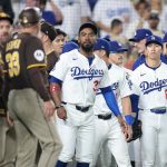 Shohei Ohtani, Fernando Tatis Jr. hit by pitches as Dodgers, Padres avoid brawl in heated NL West game