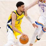 Tyrese Haliburton injury update: Pacers star to undergo MRI after suffering apparent calf strain, per report