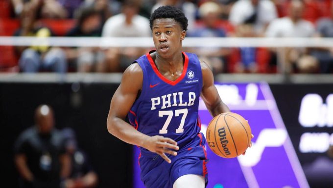 76ers' VJ Edgecombe likes team's odds of making 2026 NBA Finals as he sets goals for rookie season