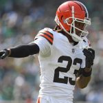 Browns CB Martin Emerson Jr. carted off with apparent leg injury, Cleveland awaits news on hit to secondary