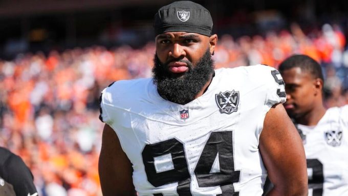 Christian Wilkins tried to playfully kiss top of teammate's head prior to release from Raiders, per report
