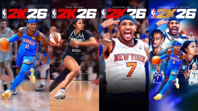 Shai Gilgeous-Alexander, Angel Reese and Carmelo Anthony unveiled as 'NBA 2K26' cover stars