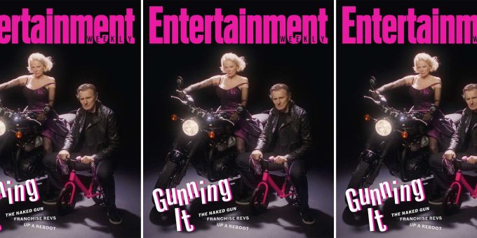 'The Naked Gun' stars Liam Neeson and Pamela Anderson preview the reboot