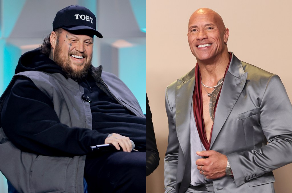 The Rock & Jelly Roll Finally Hug After Years of Friendship in Video