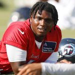 Cam Ward's welcome to the NFL rookie moment came at the perfect time in Titans-Bucs joint practice