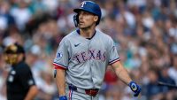 Evan Carter injury: Rangers center fielder suffers fractured wrist ahead of pivotal series vs. Guardians