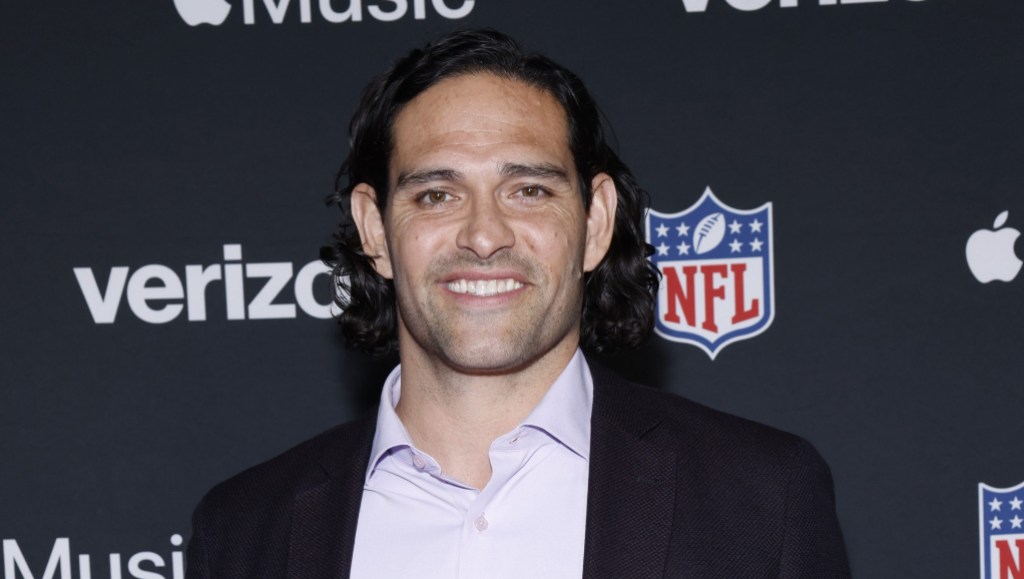 LAS VEGAS, NEVADA - FEBRUARY 10: Mark Sanchez attends Verizon’s “Run the Playlist Live” at Super Bowl LVIII on February 10, 2024 in Las Vegas, Nevada. (Photo by Jeff Schear/Getty Images for Verizon)