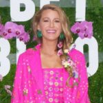 NEW YORK, NEW YORK - AUGUST 03: Blake Lively promotes "It Ends With Us" at Betty Blooms Pop-Up in Chelsea on August 03, 2024 in New York City. (Photo by Gotham/Getty Images)
